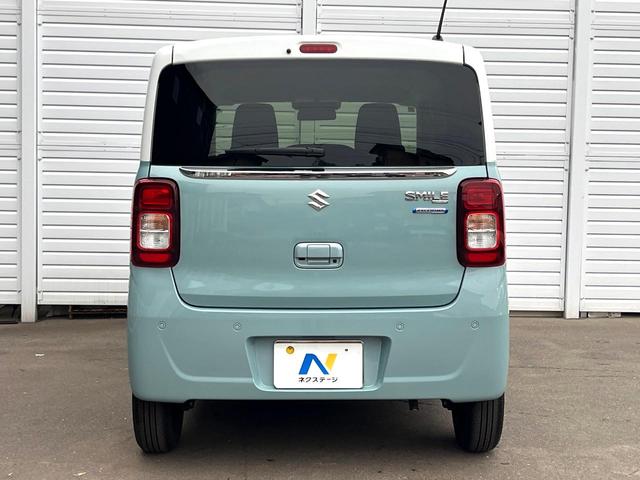 ワゴンRスマイル ハイブリッドX 両側電動ドア 全周囲カメラ 衝突被害軽減システム 禁煙車 シートヒーター スマートキー LEDヘッド 車線逸脱警報 オートライト オートエアコン Bluetooth CD 地デジ LEDフォグ(13枚目)