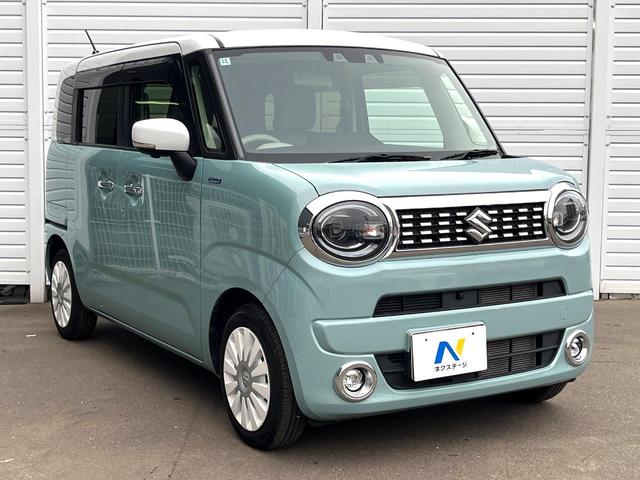 ワゴンRスマイル ハイブリッドX 両側電動ドア 全周囲カメラ 衝突被害軽減システム 禁煙車 シートヒーター スマートキー LEDヘッド 車線逸脱警報 オートライト オートエアコン Bluetooth CD 地デジ LEDフォグ(14枚目)