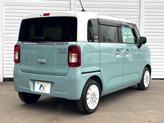 ワゴンRスマイル ハイブリッドX 両側電動ドア 全周囲カメラ 衝突被害軽減システム 禁煙車 シートヒーター スマートキー LEDヘッド 車線逸脱警報 オートライト オートエアコン Bluetooth CD 地デジ LEDフォグ(15枚目)