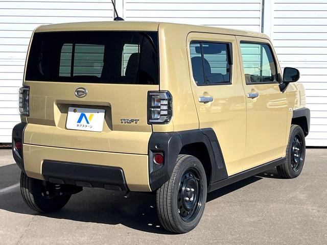 タフト X 衝突被害軽減システム 禁煙車 コーナーセンサー スマートキー LEDヘッド オートハイビーム 車線逸脱警報 オートライト オートエアコン(17枚目)