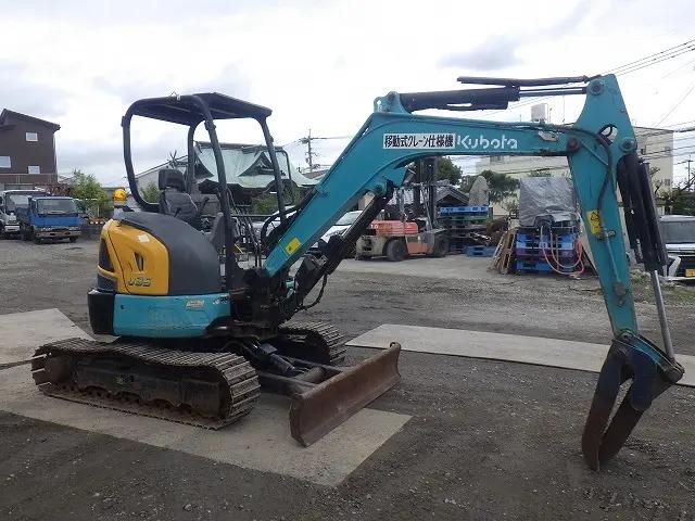 日本 　クボタクボタＵ－３５－６　油圧ブレーカーＨ２ＸＥ　法面バケット　標準バケット　エクストラバケット・加工バケット　エンジン型式７ＨＥ２０８５　２４３０．５ｈ（2枚目）