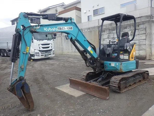 日本 　クボタクボタＵ－３５－６　油圧ブレーカーＨ２ＸＥ　法面バケット　標準バケット　エクストラバケット・加工バケット　エンジン型式７ＨＥ２０８５　２４３０．５ｈ（4枚目）