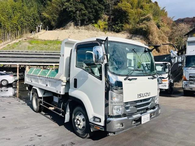 フォワード 　ダンプ　積載可能量３７００ｋｇ　極東製　電動コボレーン付　フロントメッキパーツ　走行７８９００ｋｍ　　エンジン型式４ＨＫ１　燃料タンク１００Ｌ１個　１９０馬力（13枚目）