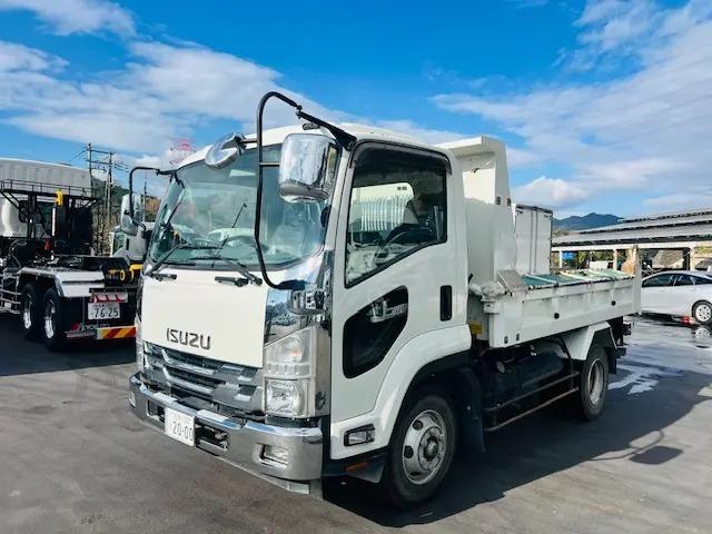 フォワード 　ダンプ　積載可能量３７００ｋｇ　極東製　電動コボレーン付　フロントメッキパーツ　走行７８９００ｋｍ　　エンジン型式４ＨＫ１　燃料タンク１００Ｌ１個　１９０馬力（14枚目）