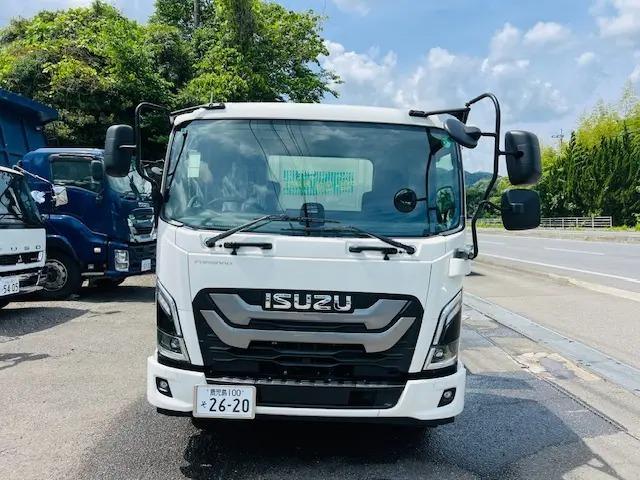 フォワード ベースグレード　新明和製　Ｌゲートダンプ　積載可能量３５５０ｋｇ　荷台未使用　ベッドレス　１９０ＰＳ馬力　エンジン型式４ＨＫ１　燃料タンク　６速ミッション　レーンアシスト　横滑り防止装置　アイドリングストップ（13枚目）