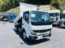 キャンター ダンプ 極東開発製 積載3000kg 5速MT バックカメラ アイドリングストップ 4ナンバー 2RG-FBA60 エンジン型式4P10 ボディ内寸長3050mm幅1600mm高370mm 中古車画像_2