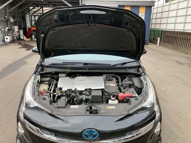 プリウス Aプレミアム ツーリングセレクション エアロ 純正9インチナビ バックモニター ドライブレコーダー 黒革パワーシート スマートキー プッシュスタート 純正17インチAW LEDヘッドライト クリアランスソナー クルーズコントロール(20枚目)