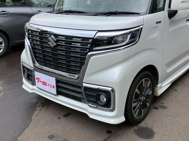 スペーシアカスタム ハイブリッドＸＳターボ　デュアルセンサーブレーキサポート　ナビ　フルセグＴＶ　バックモニター　コムテック３６０°ドライブレコーダー　両側パワースライドドア　クルーズコントロール　ＬＥＤヘッドライト　スマートキー（5枚目）