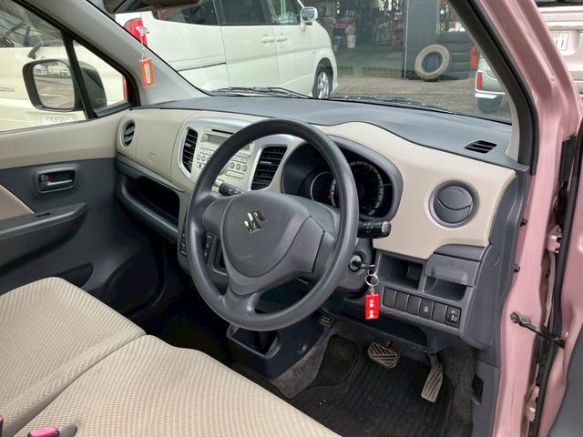 ワゴンＲ ＦＸ　アイドリングストップ　キーレス　ＣＤ　セキュリティアラーム　プライバシーガラス　オートＡＣ　ヘッドライトレベライザー　Ｗエアバッグ　ＡＢＳ　電動格納ドアミラー（15枚目）