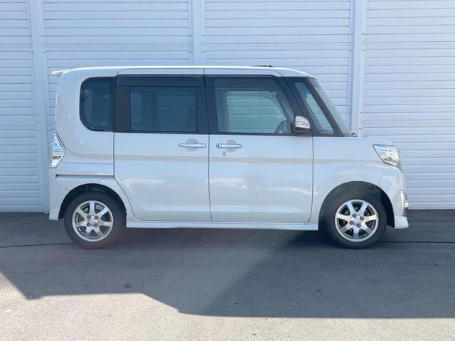 タント カスタムX トップエディションSA 電動スライドドア SDナビ バックカメラ 衝突被害軽減システム ハーフレザーシート スマートキー LEDヘッド ETC オートライト オートエアコン 純正14インチアルミ Bluetooth CD(50枚目)