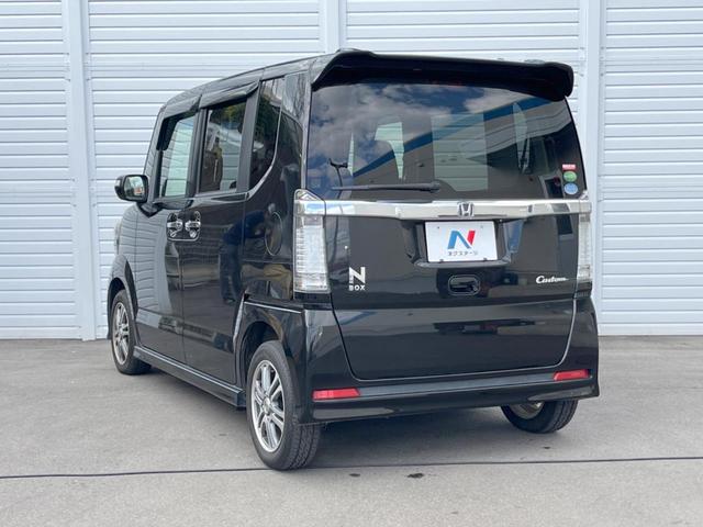 N-BOXカスタム G・Aパッケージ 電動スライドドア バックカメラ 衝突被害軽減システム ドラレコ スマートキー HIDヘッド オートライト オートエアコン 純正14インチアルミ Bluetooth CD 地デジ(48枚目)