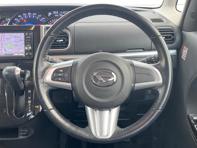 タント カスタムRS トップエディションSA 純正SDナビ 両側電動スライドドア バックカメラ スマートキー ETC HIDヘッドライト ハーフレザーシート(11枚目)