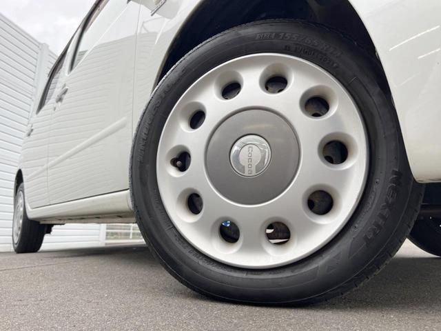ミラココア ココアプラスＸ　キーフリーシステム　オートエアコン　電動格納ミラー　アイドリングストップ　バニティミラー　ＬＥＤヘッドライト　純正１４インチスチールホイール（14枚目）