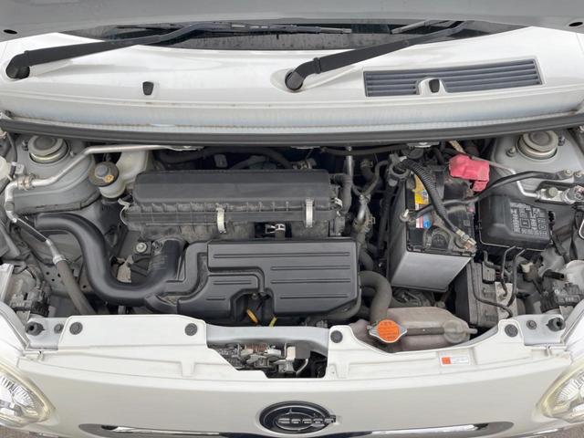 ミラココア ココアプラスＸ　キーフリーシステム　オートエアコン　電動格納ミラー　アイドリングストップ　バニティミラー　ＬＥＤヘッドライト　純正１４インチスチールホイール（19枚目）