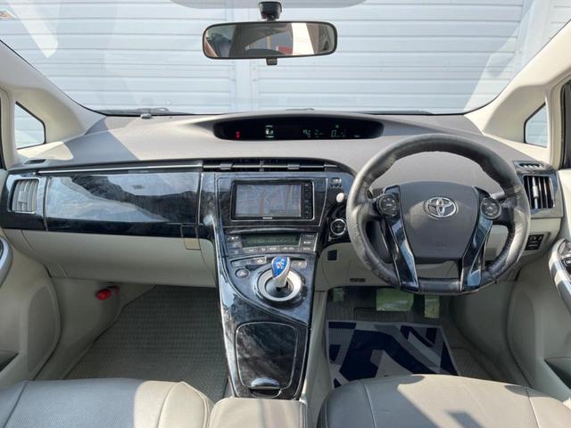 プリウス Sツーリングセレクション SDナビ バックカメラ スマートキー LEDヘッド ETC オートライト オートエアコン Bluetooth CD DVD再生 フルセグ(2枚目)