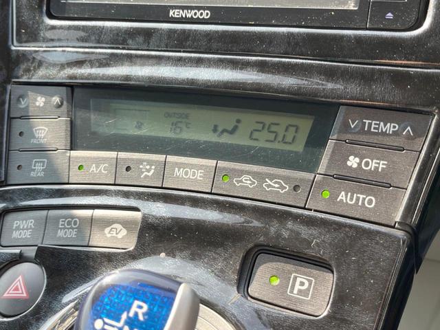 プリウス Sツーリングセレクション SDナビ バックカメラ スマートキー LEDヘッド ETC オートライト オートエアコン Bluetooth CD DVD再生 フルセグ(34枚目)