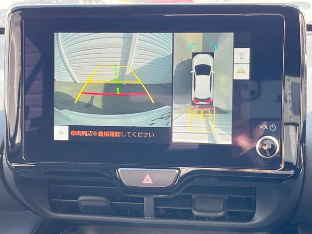 ヤリスクロス ハイブリッドＺ　禁煙　純正８型ナビ　衝突軽減　全周囲カメラ　レーダークルーズ　ブラインドスポットモニター　シートヒーター　ハーフレザーシート　ＬＥＤヘッド　クリアランスソナー　オートハイビーム　純正１８インチＡＷ（5枚目）