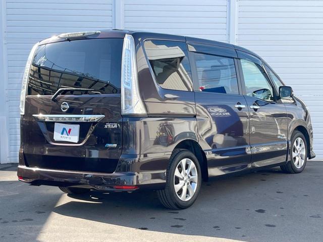 セレナ ハイウェイスター　Ｓ－ハイブリッド　エアロモード　両側電動ドア　純正ＳＤナビ　後席モニター　バックカメラ　スマートキー　ＨＩＤヘッド　ビルトインＥＴＣ　クルコン　純正１６インチアルミ　オートライト　オートエアコン　リアエアコン　Ｂｌｕｅｔｏｏｔｈ（19枚目）