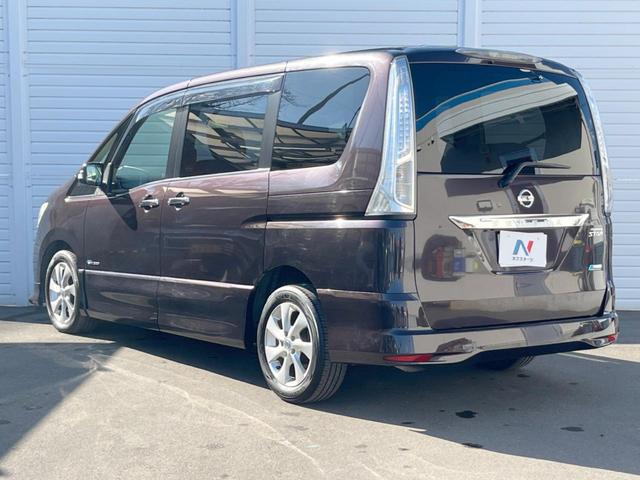 セレナ ハイウェイスター　Ｓ－ハイブリッド　エアロモード　両側電動ドア　純正ＳＤナビ　後席モニター　バックカメラ　スマートキー　ＨＩＤヘッド　ビルトインＥＴＣ　クルコン　純正１６インチアルミ　オートライト　オートエアコン　リアエアコン　Ｂｌｕｅｔｏｏｔｈ（52枚目）