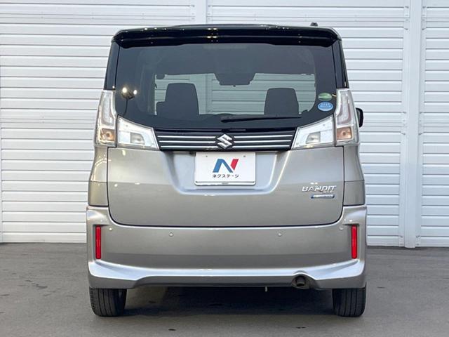 ソリオバンディット ハイブリッドＭＶ　両側電動ドア　衝突被害軽減システム　レーダークルーズ　シートヒーター　スマートキー　ＬＥＤヘッド　純正１５インチアルミ　オートライト　オートエアコン　Ｂｌｕｅｔｏｏｔｈ　ＣＤ　ＤＶＤ再生　フルセグ（16枚目）