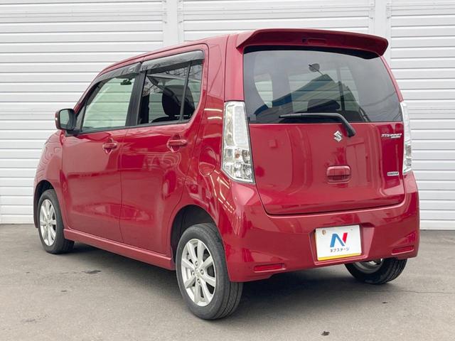 ワゴンRスティングレー X 衝突被害軽減システム ドラレコ スマートキー HIDヘッド ETC 純正14インチアルミ オートエアコン CD 電動格納ミラー(45枚目)