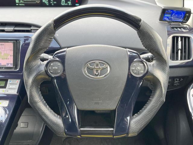 プリウス L SDナビ バックカメラ スマートキー ETC 純正15インチアルミ オートライト オートエアコン Bluetooth CD DVD再生 フルセグ 電動格納ミラー(11枚目)