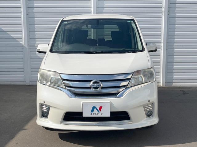 セレナ ハイウェイスター　Ｓ－ハイブリッド　両側電動ドア　純正ＳＤナビ　後席モニター　バックカメラ　スマートキー　ＨＩＤヘッド　ビルトインＥＴＣ　クルコン　純正１６インチアルミ　オートエアコン　リアエアコン（16枚目）