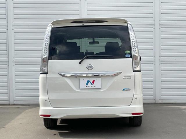 セレナ ハイウェイスター　Ｓ－ハイブリッド　両側電動ドア　純正ＳＤナビ　後席モニター　バックカメラ　スマートキー　ＨＩＤヘッド　ビルトインＥＴＣ　クルコン　純正１６インチアルミ　オートエアコン　リアエアコン（17枚目）