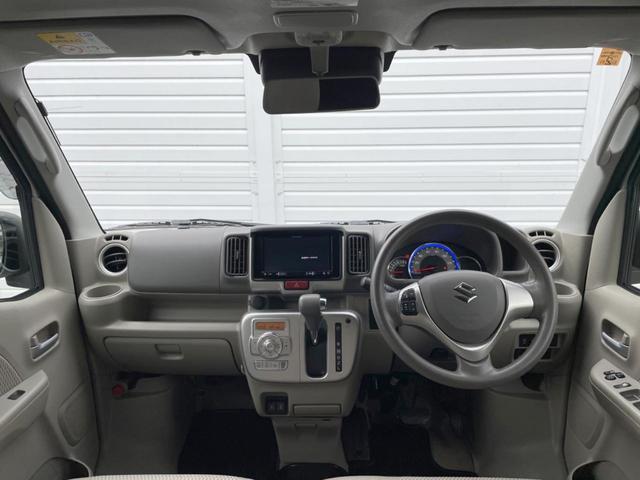 エブリイワゴン ＰＺターボ　電動スライドドア　ＳＤナビ　衝突被害軽減システム　シートヒーター　スマートキー　ＨＩＤヘッド　純正１４インチアルミ　オートライト　オートエアコン　ＣＤ　ＤＶＤ再生　地デジ（2枚目）