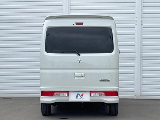 エブリイワゴン ＰＺターボ　電動スライドドア　ＳＤナビ　衝突被害軽減システム　シートヒーター　スマートキー　ＨＩＤヘッド　純正１４インチアルミ　オートライト　オートエアコン　ＣＤ　ＤＶＤ再生　地デジ（16枚目）