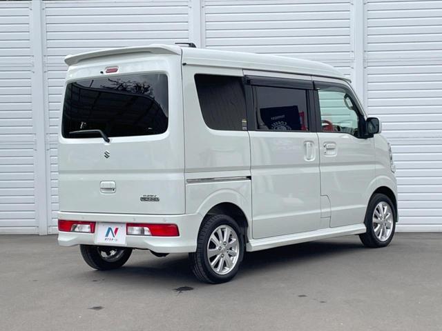 エブリイワゴン ＰＺターボ　電動スライドドア　ＳＤナビ　衝突被害軽減システム　シートヒーター　スマートキー　ＨＩＤヘッド　純正１４インチアルミ　オートライト　オートエアコン　ＣＤ　ＤＶＤ再生　地デジ（18枚目）