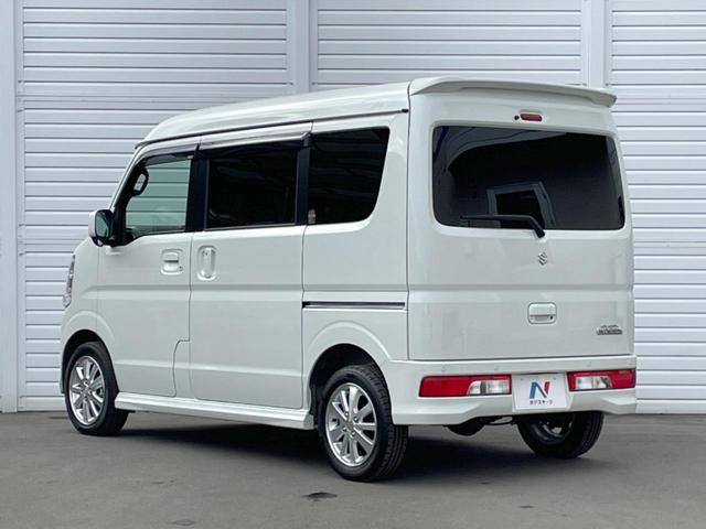 エブリイワゴン ＰＺターボ　電動スライドドア　ＳＤナビ　衝突被害軽減システム　シートヒーター　スマートキー　ＨＩＤヘッド　純正１４インチアルミ　オートライト　オートエアコン　ＣＤ　ＤＶＤ再生　地デジ（56枚目）