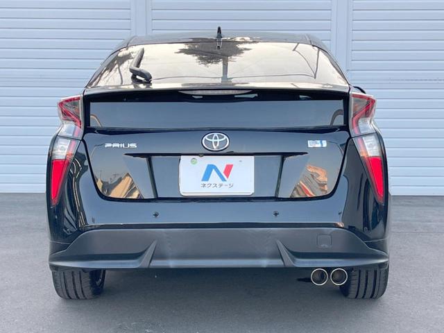 プリウス Ａツーリングセレクション　バックカメラ　衝突被害軽減システム　レーダークルーズ　ハーフレザーシート　シートヒーター　スマートキー　ＬＥＤヘッド　ビルトインＥＴＣ　純正１７インチアルミ　オートライト　オートエアコン（15枚目）