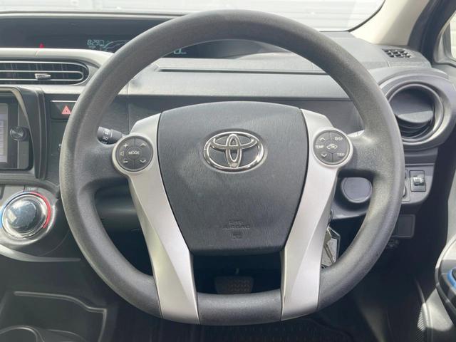 アクア Ｓ　純正ＳＤナビ　バックカメラ　禁煙車　ビルトインＥＴＣ　純正１５インチスチールキャップ　オートエアコン　Ｂｌｕｅｔｏｏｔｈ　ＣＤ／ＤＶＤ再生　フルセグ（11枚目）