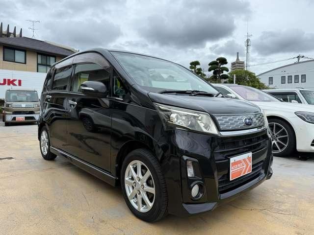 ステラ カスタムＲ　禁煙車　ナビＴＶ　Ｂモニター　ディスチャージライト　フォグランプ　プッシュスタート　スマートキー　エコアイドル　純正アルミ（3枚目）