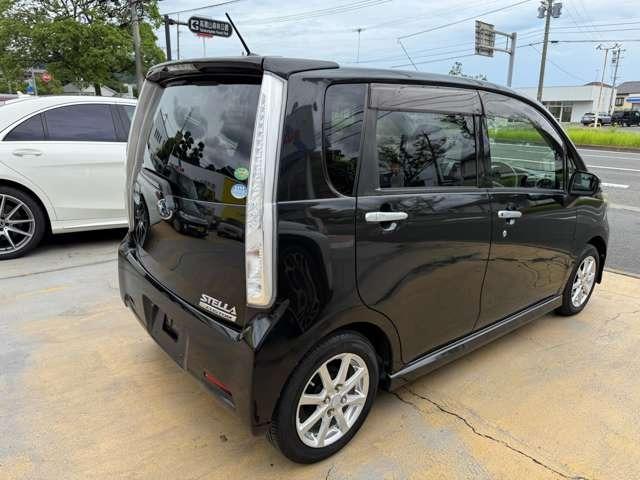 ステラ カスタムＲ　禁煙車　ナビＴＶ　Ｂモニター　ディスチャージライト　フォグランプ　プッシュスタート　スマートキー　エコアイドル　純正アルミ（6枚目）