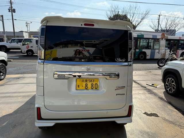 スペーシアカスタム ハイブリッドXS 禁煙車 ワンオーナー ビルトインETC シートヒーター 走行中TVOK純正アルミ オートエアコン スマートキー プッシュスタート 両側パワースライドドア(4枚目)