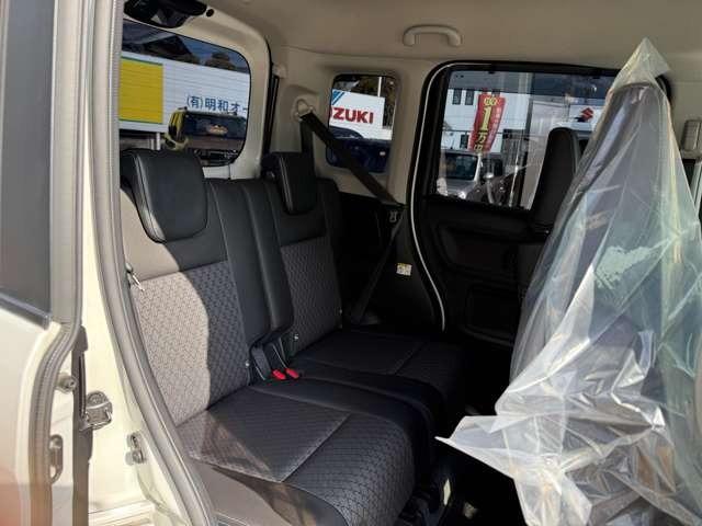 スペーシアカスタム ハイブリッドXS 禁煙車 ワンオーナー ビルトインETC シートヒーター 走行中TVOK純正アルミ オートエアコン スマートキー プッシュスタート 両側パワースライドドア(9枚目)