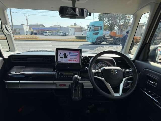 スペーシアカスタム ハイブリッドXS 禁煙車 ワンオーナー ビルトインETC シートヒーター 走行中TVOK純正アルミ オートエアコン スマートキー プッシュスタート 両側パワースライドドア(10枚目)