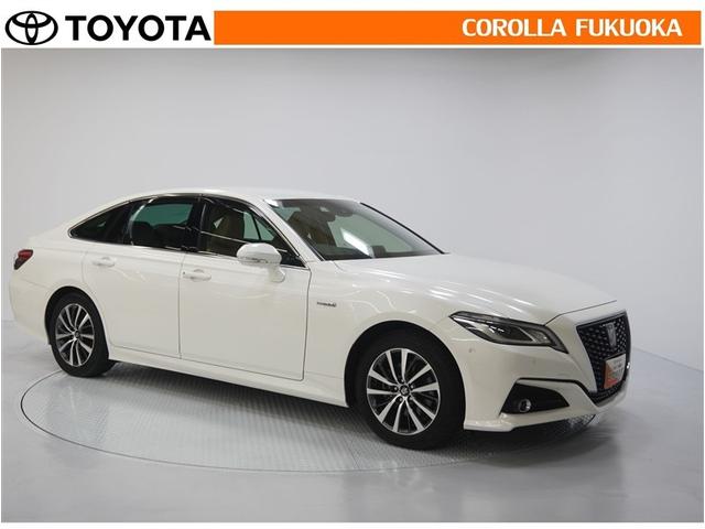 クラウンハイブリッド S Cパッケージ 衝突被害軽減システム メモリーナビ フルセグ ETC バックカメラ CD DVD再生 キーレス スマートキー 盗難防止装置(10枚目)