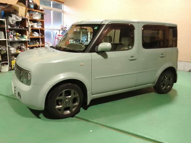 キューブ 15M プレミアムインテリア 下取車価格 クラッツィホワイトレザーキルティングタイプシートカバー 現状渡し 車検付き 禁煙車(17枚目)