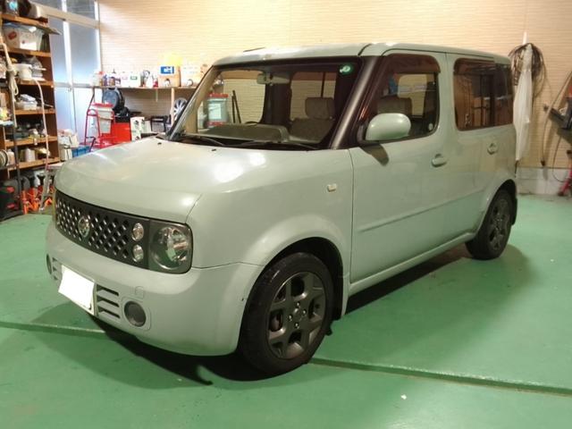 キューブ 15M プレミアムインテリア 下取車価格 クラッツィホワイトレザーキルティングタイプシートカバー 現状渡し 車検付き 禁煙車(18枚目)