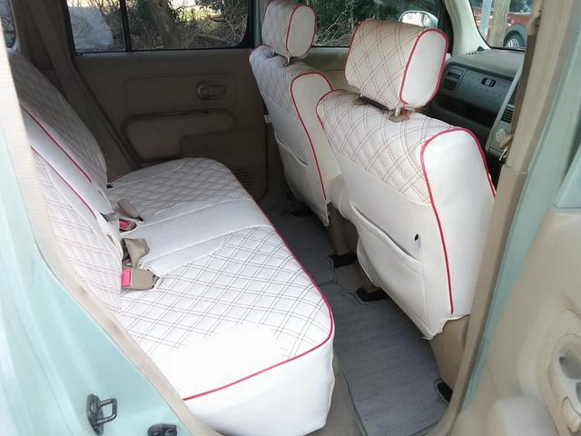 キューブ 15M プレミアムインテリア 下取車価格 クラッツィホワイトレザーキルティングタイプシートカバー 現状渡し 車検付き 禁煙車(24枚目)