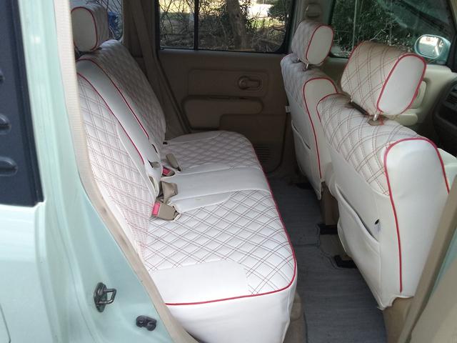 キューブ 15M プレミアムインテリア 下取車価格 クラッツィホワイトレザーキルティングタイプシートカバー 現状渡し 車検付き 禁煙車(25枚目)