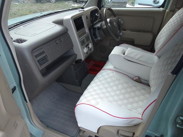 キューブ 15M プレミアムインテリア 下取車価格 クラッツィホワイトレザーキルティングタイプシートカバー 現状渡し 車検付き 禁煙車(35枚目)