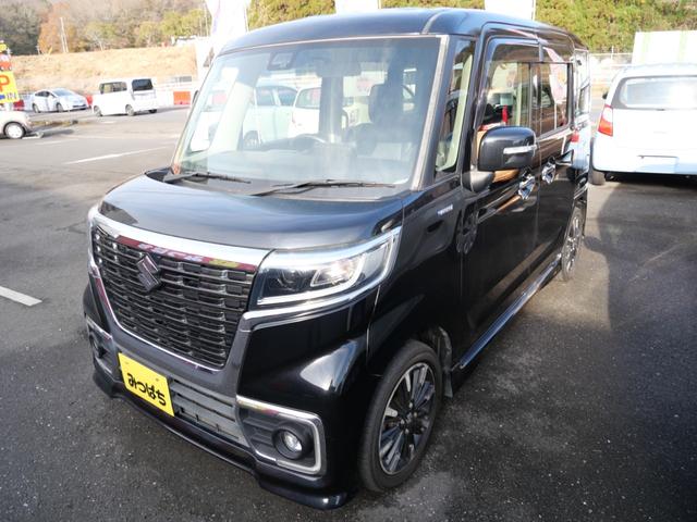 スペーシアカスタム ハイブリッドＸＳ　両側電動スライドドア　ＣＤ　オートエアコン　シートヒーター　トラクションコントロール　純正１５インチアルミホイール　ＬＥＤヘッドライト　アイドリングストップ　スマートキー　プッシュスタート（14枚目）