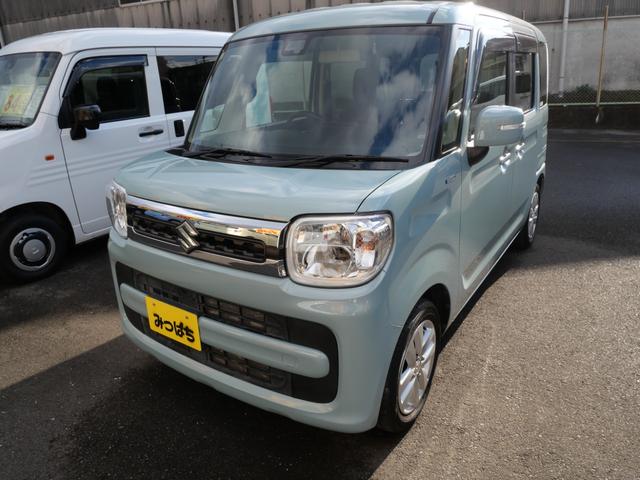 スペーシア ハイブリッドＸ　両側電動スライドドア　スマートキー　プッシュスタート　アイドリングストップ　ナビ　フルセグ　シートヒーター　パーキングセンサー　ブレーキサポート（2枚目）