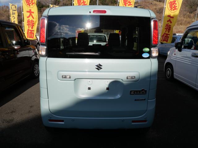 スペーシア ハイブリッドＸ　両側電動スライドドア　スマートキー　プッシュスタート　アイドリングストップ　ナビ　フルセグ　シートヒーター　パーキングセンサー　ブレーキサポート（6枚目）