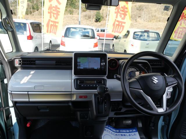 スペーシア ハイブリッドＸ　両側電動スライドドア　スマートキー　プッシュスタート　アイドリングストップ　ナビ　フルセグ　シートヒーター　パーキングセンサー　ブレーキサポート（8枚目）