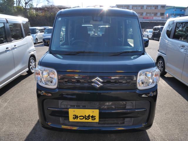 スペーシア ハイブリッドG スマートキー プッシュスタート ナビ フルセグ 電動格納ミラー アイドリングストップ オートエアコン ブレーキサポート(3枚目)